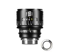 7artisans 105mm T2.1 Infinte Series Professional Full Frame Manual Cine Lens Compatible for PL Mount for Photography Filmmaking,Black