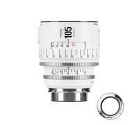7artisans 105mm T2.1 Infinte Series Professional Full Frame Manual Cine Lens Compatible for PL Mount for Photography Filmmaking,White