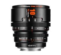 7artisans 10mm T2.1 Cine Lens APS-C fixed focus film lens wide angle, large aperture for Sony E-mount mirrorless cameras A7Cc A9 A1 A6x00 Fs5 A7M/R/S series,black
