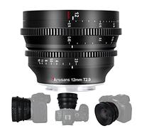 7artisans 12mm T2.9 Cine Lens APS-C Large Aperture ED Glass 270° Focus Throw for Canon RF Cameras R7 R10; APS-C Model EOS R RP R5 R5C R6 R6ii