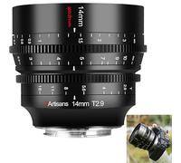 7artisans 14mm T/2.9 Cine Lens Full Frame Ultra Wide Angle Large Aperture for RF Mount EOS-R, RED, EOS-R3, EOS-R5, EOS-R6, EOS-RP