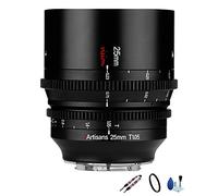 7artisans 25mm T1.05 APS-C Vision Series Cine Lens Manual Focus Large Aperture Cinematic Lens for M4/3 Mount Camera Like Panasonic/BMPCC 4K/6K ZCAM E2G/E2-M4/E2/E2C GH5 GH6 OM-1