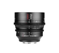 7artisans 35mm T1.05 Wide-Angle Large Aperture Cine Lens Compatible for Fuji X -Mount Mirrorless Camera, Manual Focus Low Distortion Mini Cinema Lens Black.