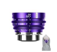 7artisans 57mm T2.9 Floral Bloom Art Series Explosive Bokeh Full-Frame Manual Focus Professional Cine Lens PL Mount Compatibility for Creative Photography and Filmmaking, Purple