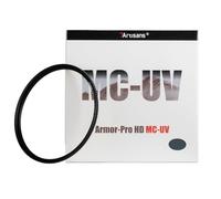 7Artisans 77mm Explosion proof UV Filter - HD Ultraviolet Filters 3.5mm Ultra Slim 24 Layers Coated,Scratch-resistant Lens Protector Protection Filters with Lens Cap Cleaning Cloth for DSLR Cameras