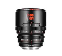 7artisans 85mm T2.1 Cine Lens APS-C fixed focus film lens wide angle, large aperture for Sony E-mount mirrorless cameras A7Cc A9 A1 A6x00 Fs5 A7M/R/S series,black