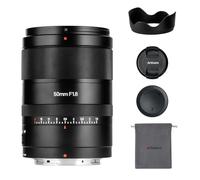 7artisans AutoFocus 50mm F1.8 Full Frame Lens,F1.8 Large Aperture,Support Automatic/Manual Aperture and Face/Eye Recognition, Compatible for Nikon Z5 Z6 Z7 Z6II Z7II Z9,etc.Black