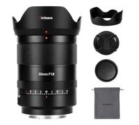 7artisans AutoFocus 50mm F1.8 Full Frame Lens,F1.8 Large Aperture,Support Automatic/Manual Aperture and Face/Eye Recognition, Compatible for Sony A7 Series A7R A75 A7SII A9 A7C A1,etc.Black