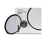 7artisans Black Mist Filter 1/4 Aluminum Alloy Natural Soft Diffuser Effect Dream Cinematic Effect Soft Focus Optical Glass Filter (62mm)
