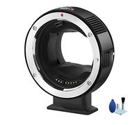 7artisans EF-SE Auto Focus Lens Adapter Ring Lens Convertor for Canon EF/EF-S Lenses Transfer to Sony E FE Mount Cameras Like A6400 A6300 A7II A7RII A7MIV A9 A7S etc.