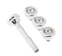 7c 5c 3c 1.5c Mouthpiece for Bb Trumpet Gold Plated Multi-Purpose Silver