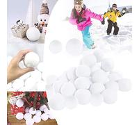 7cm&5cm Fake Snowballs White Realistic Artificial Snowballs,30P Fake Snowball for Kids Indoor Snowball Fight Game,Christmas Tree Decorations Xmas Fake Snow Balls for Children Adult Snowball Throw Game