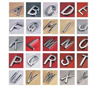7cm Address Number 3D Digits Numeral Plate Plaque Sign Sticker for Door Family Hotel Apartment Home Street(M)