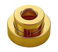 7cm Adjustable Escutcheon Cover Brass Wall Pipe Hole Concealer Golden Onesize
