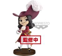 7Cm Captain Hook Peter Pan Disney Qposket Petit Villains BANPRESTO