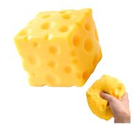 7CM Giant Cheese Squishy Squzee Toy Sensory Fidget Jumbo Cheese Squishy | Soft Big Cheese Squishy for Stress Relief Sensory Play Desk Decor And Novelty Birthday Gifts for Adults
