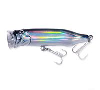 7cm Hard Fishing Lure 10g Topwater Wobbler with Rattle(Silver)