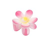 7CM Sweet Flower Hair Claw Clips Frosted Solid Color Women Girls Hair Clip Hairpin Shark Clip Ponytail Clips Hair Accessories(Red02)