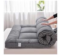 7cm Thick Portable Japanese Futon Mattress Soft Bed Twin Full Queen Size Easy Storage Gray Color 120x190cm Ideal for Home & Travel