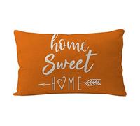 7COLORROOM Farmhouse Rectangular Throw Pillow Cover, Orange, Art, Autumn Harvest, 12" x 20", 1 Pack, Perfect for Living Room, Office, Bedroom, Beach House, Patio, Car, New Home
