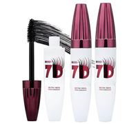 7d Colossal Mascara, Waterproof Voluminous Lengthening Black Mascara, Long-Lasting & Buildable Volume, Exquisitely Thickening Lashes, Curling Lashes for Professional Eye Makeup (3pc)