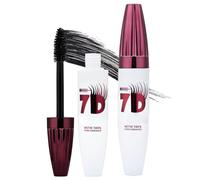7d Colossal Mascara, Waterproof Voluminous Lengthening Black Mascara, Long-Lasting & Buildable Volume, Exquisitely Thickening Lashes, Curling Lashes for Professional Eye Makeup (2pc)