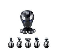 7D Electric Head Shaver for Men - 5-in-1 Grooming Kit with Beard & Nose Trimmer