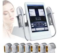 7D HIFU Skin Rejuvenation Machine,Facial Lifting Anti-Wrinkle Body Slimming Beauty Device,High Intensity Focused,Safe and Painless,with 2 Handles & 7 Cartridges,15" Smart Touch Screen