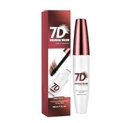 7d Mascara Black,Waterproof Volume Mascara for Women,Professional Smudge Proof Mascara,Voluminous Lengthening Mascara for Natural And Thickening False Lash Effect,Long Lasting Curling Lashes (B)