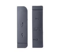 7D Rubber Bottom Cover Lid Black USB Microphone Plug Bottom Cover Interface Cap Repair Parts