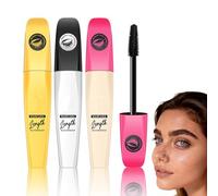 7D Waterproof Volume Mascara, 7D Mascara Black, Voluminous Lengthening Mascara for Natural and Thickening False Lash Effect, Long-lasting Smudge Proof Natural Curling Lashes for Eye Makeup B+C)
