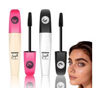 7D Waterproof Volume Mascara, 7D Mascara Black, Voluminous Lengthening Mascara for Natural and Thickening False Lash Effect, Long-lasting Smudge Proof Natural Curling Lashes for Eye Makeup B)