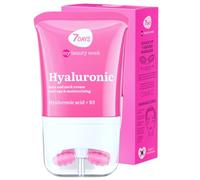 7Days Hyaluronic Acid Face Cream - Korean Moisturizer for Face & Neck with Vitamin C - Anti-Puffiness & Skin Tightening Roller Massager - 80ml