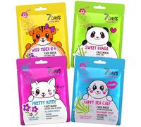 7Days Hydrating Face Sheet Masks | Natural Biodegradable Sheet Masks for Beauty & Skincare | Perfect Pamper Gifts for Women & Teenage Girls