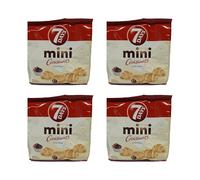 7Days Mini Croissant Cacao 185G Chocolate Filled Sweet Bakery Healthy Snack Poland Pack of 4