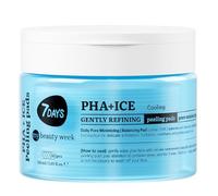7Days Skincare Exfoliating Pads - Gentle PHA Face Peel with Hyaluronic Acid & Menthol - Hydrating & Cooling Exfoliator - Pore Tightening & Soothing Pads for Sensitive Skin - Pack of 50