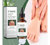 7Days Tea Tree And Ginger Nail Fungue Treatments, 30ml Nail Cuticle Oil Liquid Strengthener Daily Drops For Restoring Health Hand Foot Discolor Broke, Fungale Nail Treatments