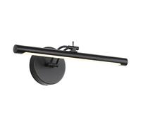7Degobii Hardwired Picture Light - Dimmable Adjustable Swing Arm Black Wall Lights for Pictures - 15.75 Inch Long LED Display Light for Artwork - 7W 3000K