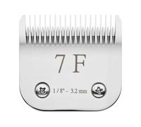 7F 3.2mm Detachable Steel Pet Clipper Blade A5, Compatible with Andis UltraEdge AGC AGRC SMC, Oster A5, Wahl KM Clippers, Steel Dog Grooming Detachable Blade for Pet Hair Trimmer