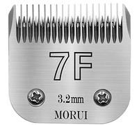 7F Cut Length 1/8"(3.2mm) Detachable Pet Dog Clipper Blades UltraEdge Series Clipper Blades for Dog Grooming Compatible with Most Andis,Oster A5 Wahl KM Series Clippers