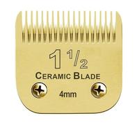 7FC/5FC/4FC/#10/#30/#40 Detachable Pet Dog Clipper Ceramic Pro Blades Set， Compatible for Andis, A5,Compatible for Wahl ，KM10 Series Clippers((4mm))