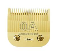 7FC/5FC/4FC/#10/#30/#40 Detachable Pet Dog Clipper Ceramic Pro Blades Set， Compatible for Andis, A5,Compatible for Wahl ，KM10 Series Clippers(OA(1.2mm))