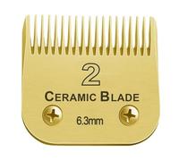 7FC/5FC/4FC/#10/#30/#40 Detachable Pet Dog Clipper Ceramic Pro Blades Set， Compatible for Andis, A5,Compatible for Wahl ，KM10 Series Clippers((6.3mm))