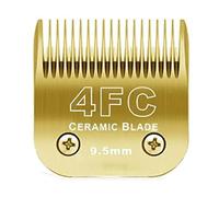 7FC/5FC/4FC/#10/#30/#40 Detachable Pet Dog Clipper Ceramic Pro Blades Set， Compatible for Andis, A5,Compatible for Wahl ，KM10 Series Clippers(4FC9.5mm))