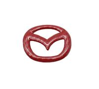 7ffeiLL Car Steering Wheel Badge Decal Sticker, for Mazda 3 6 CX-3 CX-5 CX-9, Steering Wheel Logo, Steering Wheel Mark Sticker, Car Interior Accessories,Red