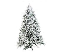 7ft 210cm Alaskan Pine Artificial Christmas Tree Snow Covered Elegant Xmas Home Decorations