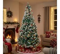 7FT/210cm Artificial Christmas Tree with Metal Stand