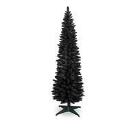 (7ft/210cm) Christmas Tree Slim Black Pencil 4ft 5ft 6ft 7ft 8ft