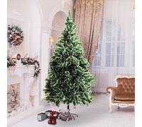(7ft / 210cm) Homcom Christmas Tree Artificial Xmas with Metal Stand