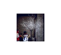 (7FT 400 LED, Cool White) Outdoor Pre-Lit Cherry Blossom Christmas Tree